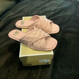 Michael Kors Leather Sandals 8.5
